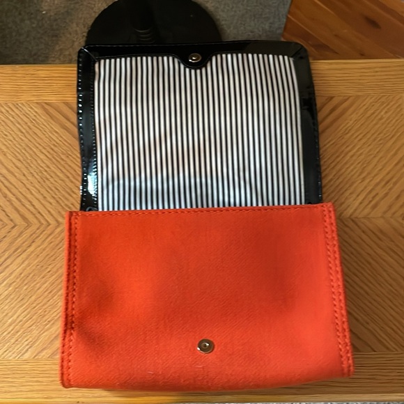 Kate Spade Vibrage Wool Orange & Black Halloween Crossbody Clutch - Picture 6 of 9